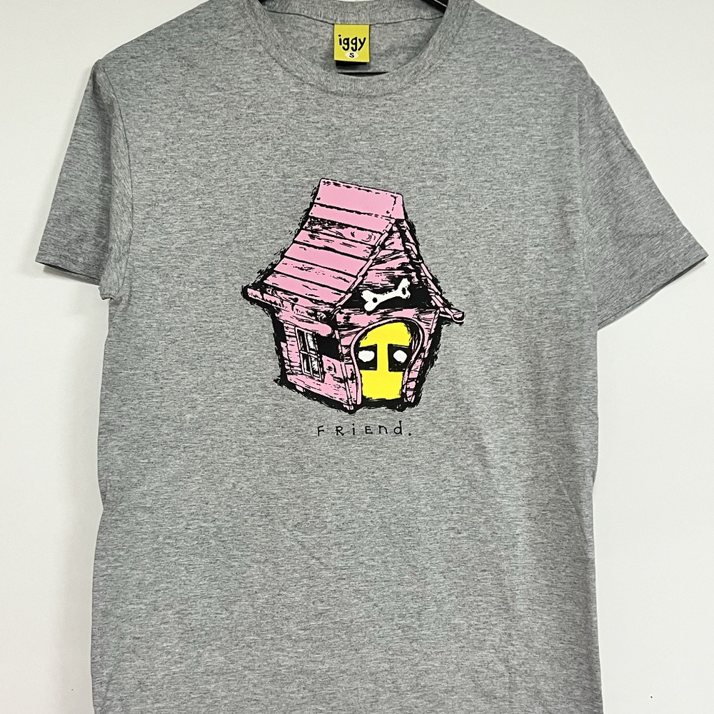 NWOT IGGY- Dog House ‘Friend’ Grey T-shirt